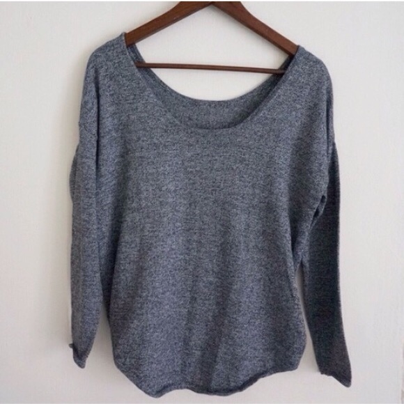 BCBG Heather Gray Top - Picture 2 of 3